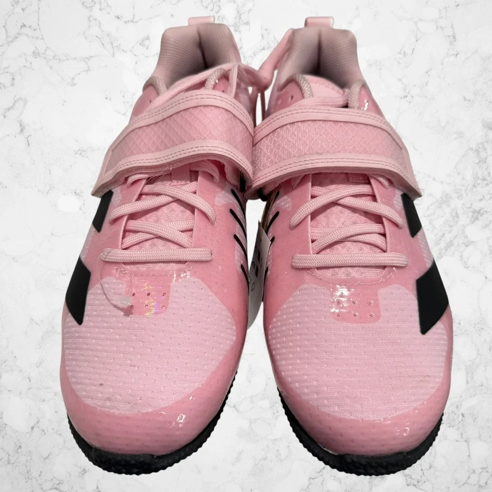 Men's Adidas Adipower Weightlifting Gym Shoes Pink Black JP9873 Size 10‎